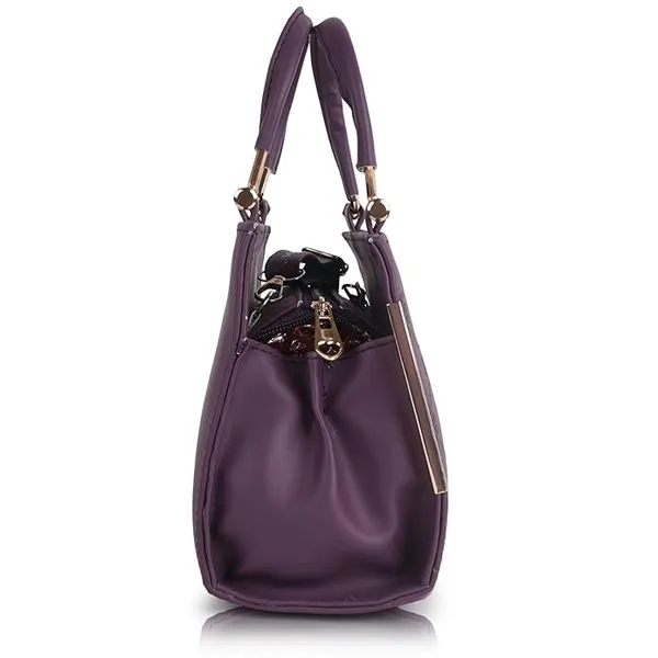 Blue_Trendy_Sling_Bag_By_Vinsage__Adjustable_Strap,_Dual_Handles__Two_Compartments