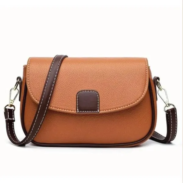 Tan_Women'S_Shoulder__Crossbody_Bag_With_Back_Zip_Pocket__Stylish,_Functional__Perfect_For_Daily_Use