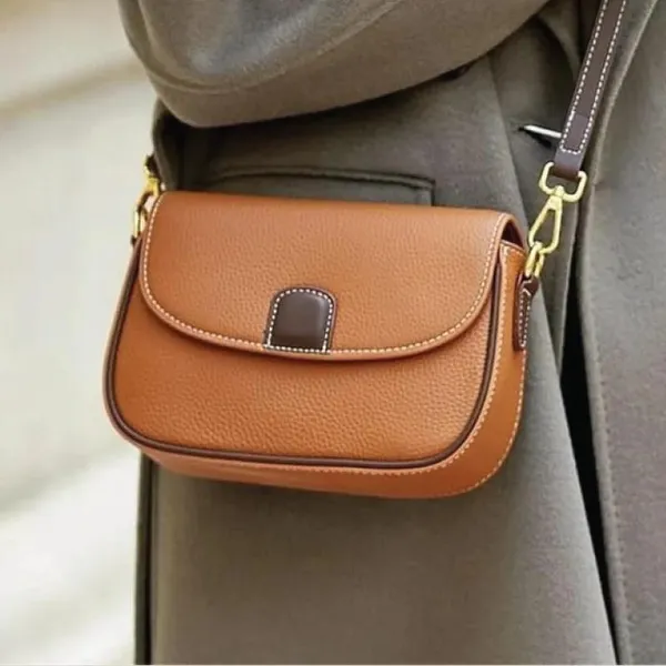 Tan_Women'S_Shoulder__Crossbody_Bag_With_Back_Zip_Pocket__Stylish,_Functional__Perfect_For_Daily_Use