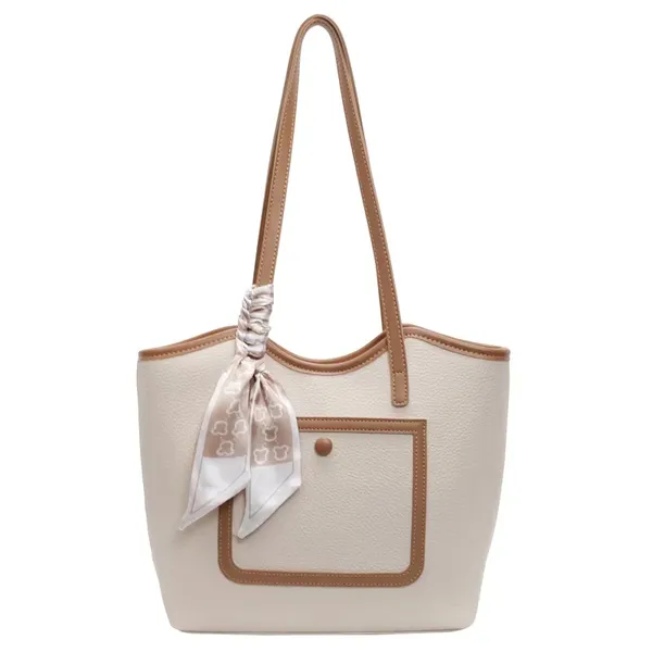 White_Stylish_Women'S_Handbag_With_Multiple_Pockets1_Inner,_1_Back_And_1_Front__And_Spacious_Compartment__Functional_Elegance