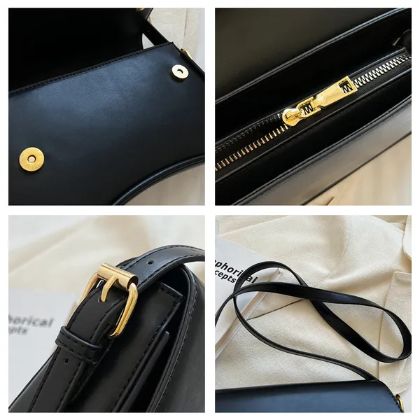 Black_Women'S_Shoulder__Crossbody_Bag_With_Inner_Zip_Pocket__Stylish,_Functional__Perfect_For_Daily_Use