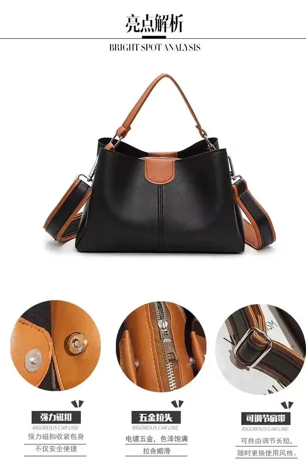 Black_Designer_Ladies'_Pu-Leather_Shoulder_And_Crossbody_Bags__Large_Capacity_Travel_Bucket_Handbags
