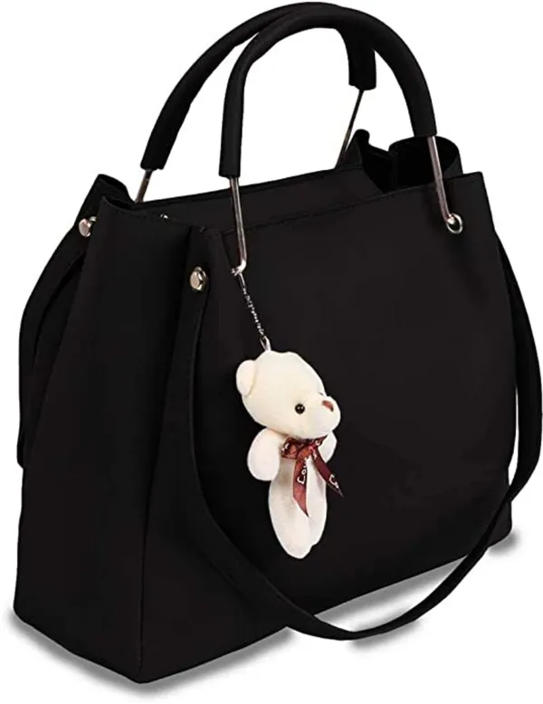 Black_Shoulder_Pu-Leather_Handbags_For_Women'S._Combo_Set_Of_4
