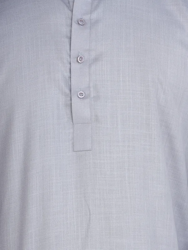 Grey_Casual_Cotton_Short_Kurta_For_Men