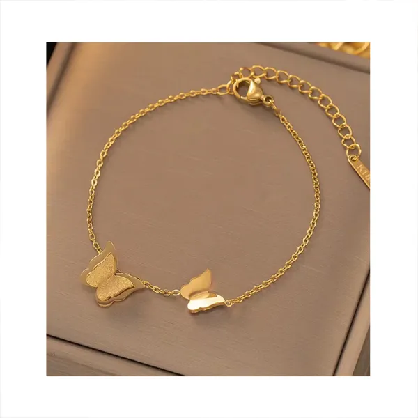 Anti_Tarnish_Butterfly_Charms_Stainless_Steel_Bracelet_For_Girls_&_Women,_Stylish_Daily_wear_Bracelet