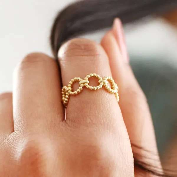 Geometric_Twist_Stainless_Steel_Ring_for_Women_&_Girls_|_Adjustable_&_Stylish_Western_Jewelry

