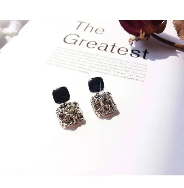White_Shade_Fashionable_Stylish_Square_shape_White_zircon_studded_Korean__earring_for_Girls_&_Women,_Korean_Jewellery