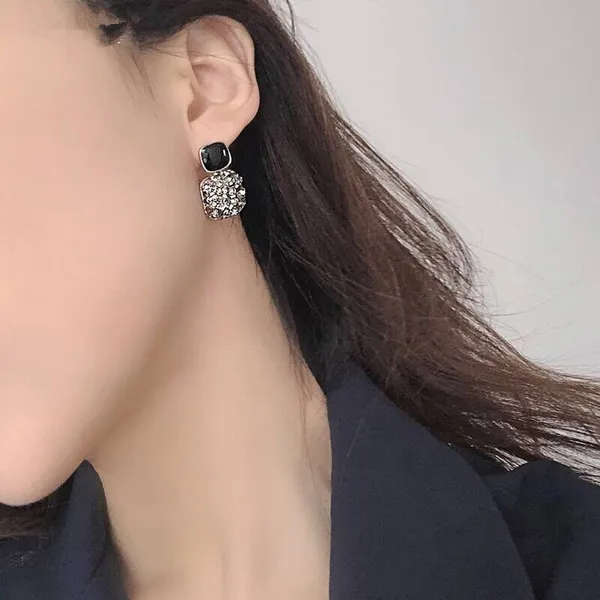 White_Shade_Fashionable_Stylish_Square_shape_White_zircon_studded_Korean__earring_for_Girls_&_Women,_Korean_Jewellery