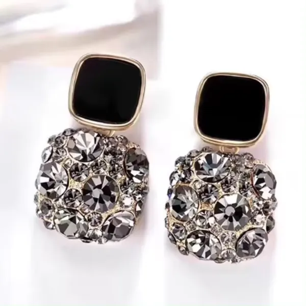 White_Shade_Fashionable_Stylish_Square_shape_White_zircon_studded_Korean__earring_for_Girls_&_Women,_Korean_Jewellery