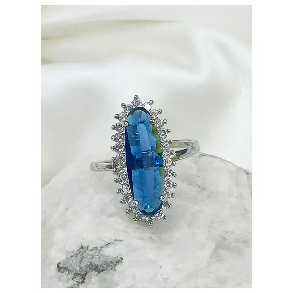 Blue_Sapphire_American_Diamond_Ring_for_Women_&_Girls_|_Traditional_Elegant_Design

