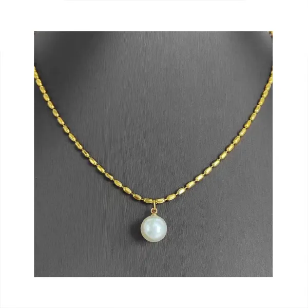 Elegant_Pearl_Pendant_Necklace_for_Women_|_Tarnish-Free_&_Waterproof_Stainless_Steel_Beaded_Chain_|_45cm_Dainty_Jewelry