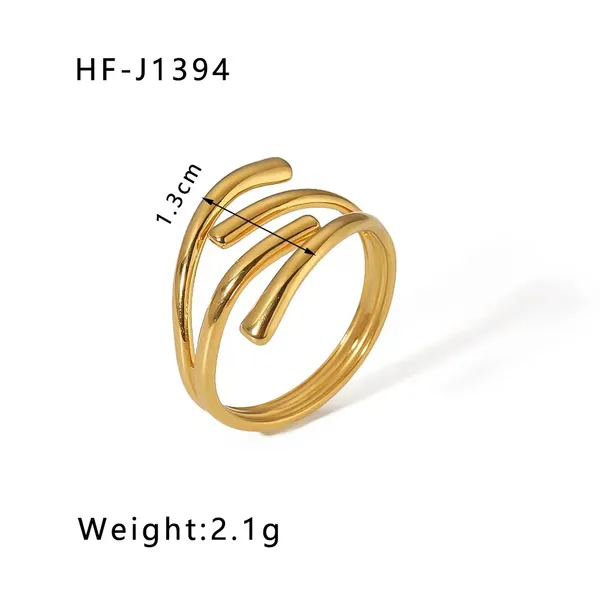 Irregular_Loop_Design_Ring_for_Women_&_Girls_|_Adjustable_Stainless_Steel_Western_Jewelry

