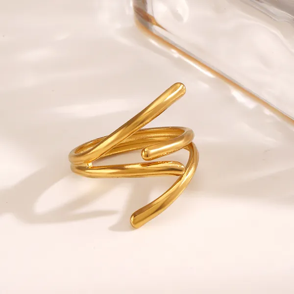 Irregular_Loop_Design_Ring_for_Women_&_Girls_|_Adjustable_Stainless_Steel_Western_Jewelry

