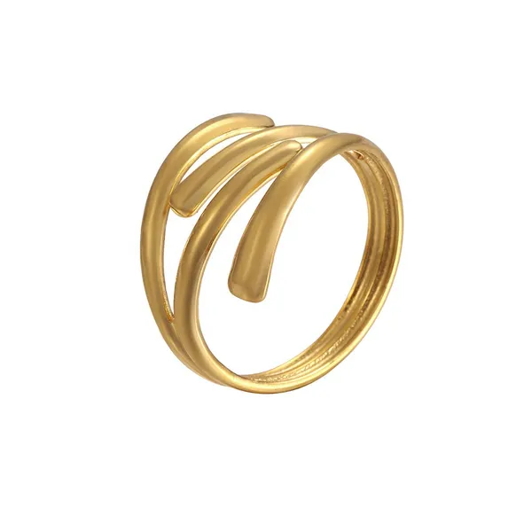 Irregular_Loop_Design_Ring_for_Women_&_Girls_|_Adjustable_Stainless_Steel_Western_Jewelry

