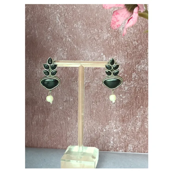 Black_colour_Feather_style_Oxidized_stud_for_Women_&_Girl,_Stylish_Fashionable_Trendy_Earring