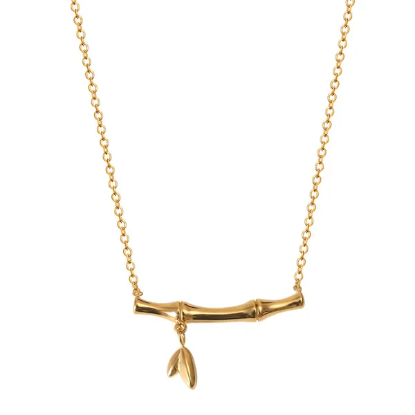Beautiful_Bamboo_shape_stainless_steel_pendant_necklace_For_Women_&_Girls,_Stylish_Fashionable_Western_Jewellery