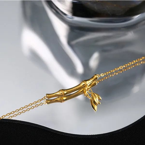Anti_Tarnish_Bamboo_Leaf_Design_titanium_steel_PVD_Gold_plated_Stainless_Steel_bracelet_Chain_Bracelet_For_Girls_&_Women