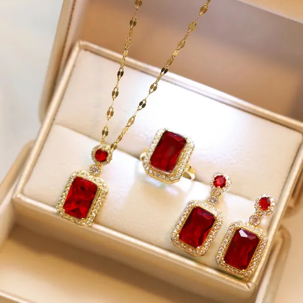 Red_Zircon_Rectangle_Necklace_Set_with_Ring_&_Earrings