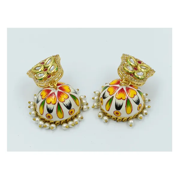 Hand_Pinted_Vibrant_Meenakari_Jhumka_for_Women_&_Girls