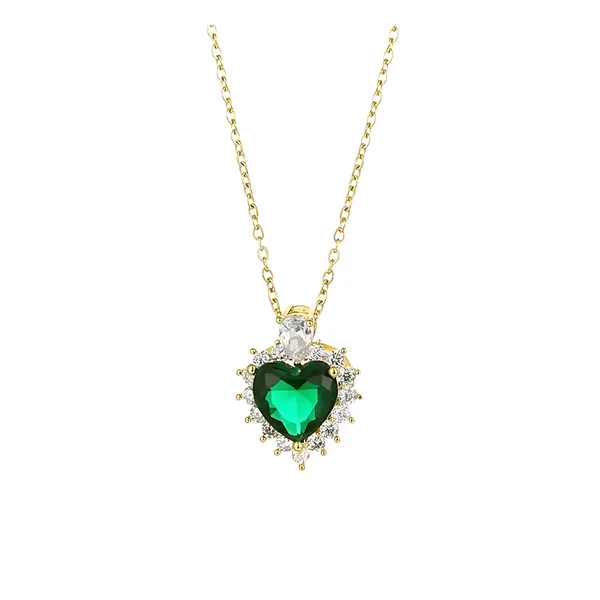 Heart_shape_High_Grade_Green_&_White_Zircon_Pendant_Chain_For_Girls_&_Women,_Fashionable_Stylish_western_jewellery