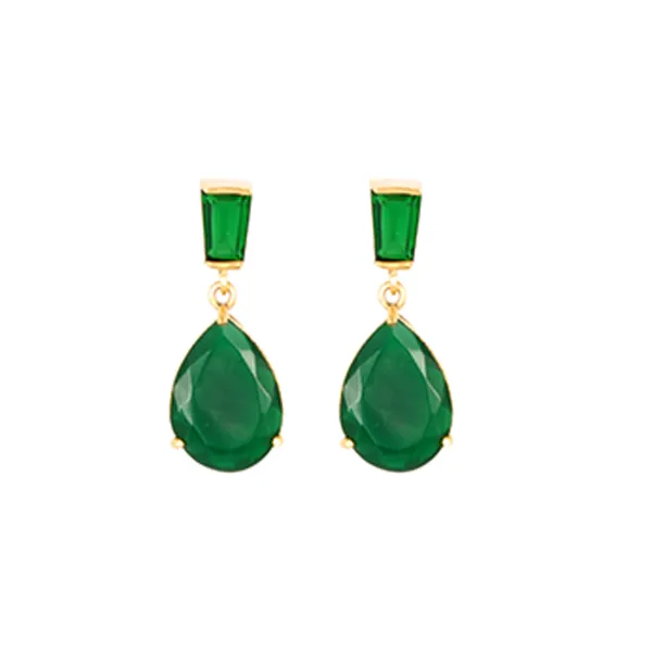 Natural_Stone_Green_Onyx_Earring_for_Women_&_Girls