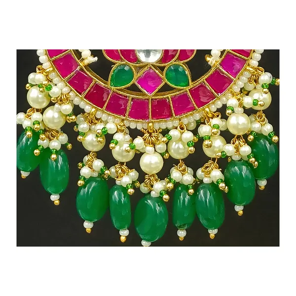 Circular_Shape_Lotus_design_Paachi_Kundan_Earring_for_Women_&_Girls,_Traditional_Jewellery,_Festive_Jewellery