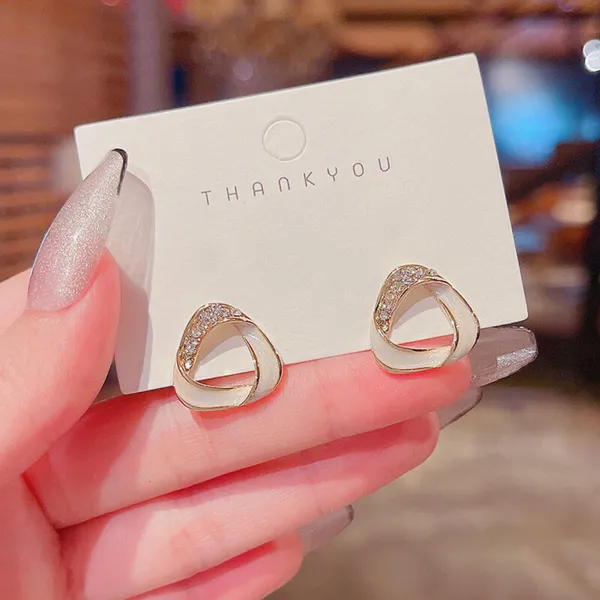 Fashionable_Stylish_Triangle_shape_enameled_Stud_for_Girls_&_Women,_Korean_Jewellery