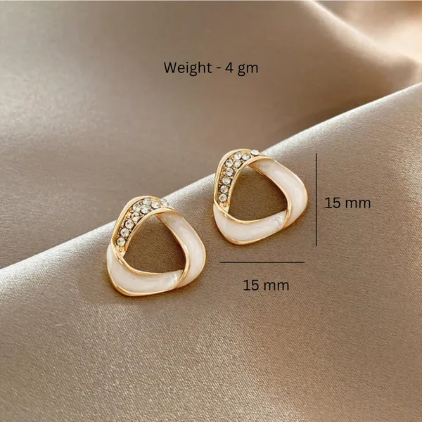 Fashionable_Stylish_Triangle_shape_enameled_Stud_for_Girls_&_Women,_Korean_Jewellery