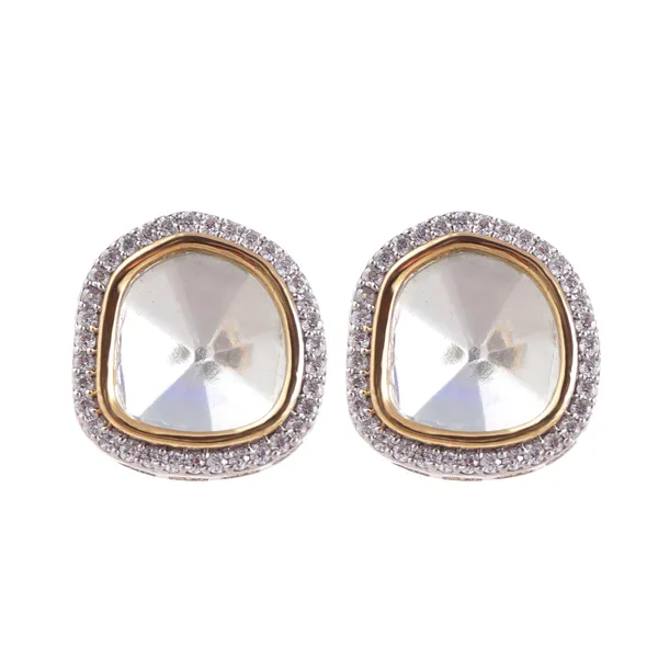 Traditional_Dual_tone_Polki_Kundan_Stud_for_Women_&_Girls,_Stylish_Earring,_Traditional_Jewelleries