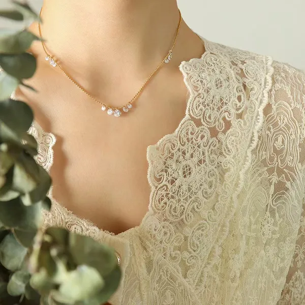 Stainless_Steel_Bohemian_shiny_White_Zircon_collarbone_necklace_for_Women_&_Girls,_Stylish_Ant_tarnish_jewellery