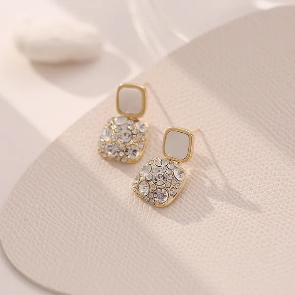 White_Shade_Fashionable_Stylish_Square_shape_White_zircon_studded_Korean__earring_for_Girls_&_Women,_Korean_Jewellery