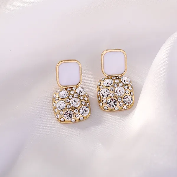 White_Shade_Fashionable_Stylish_Square_shape_White_zircon_studded_Korean__earring_for_Girls_&_Women,_Korean_Jewellery