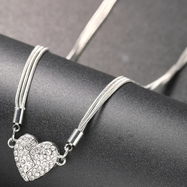 Magnetic_Heart_Necklace_for_Couples_|_Stainless_Steel_Zircon_Diamond_Pendant_|_3-Layer_Rope_Chain_|_Perfect_Love_Gift_for_Her