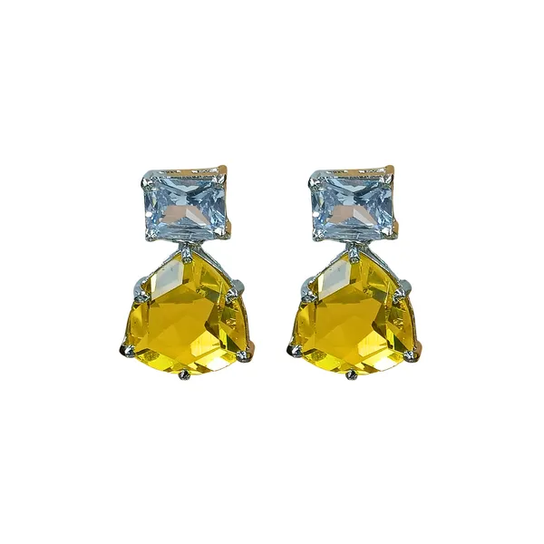 Yellow_Colour_Fine_Quality_Glass_Stone_Doublets_Stud_with_Silver_Plating_for_Women_&_Girls
