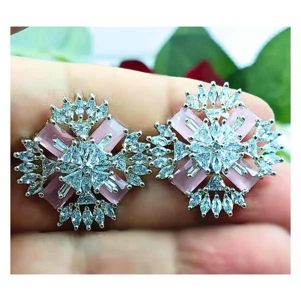 Floral_Design_Pink_&_White_American_Diamond_Stud_for_Women_&_Girls,_Stylish_Fashinable_earring