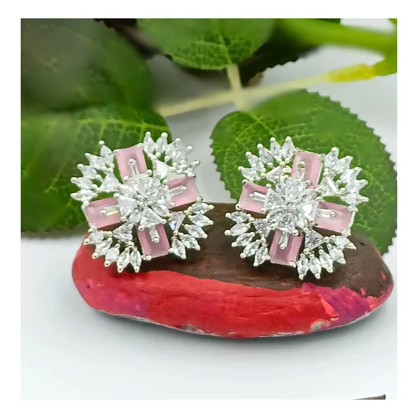 Floral_Design_Pink_&_White_American_Diamond_Stud_for_Women_&_Girls,_Stylish_Fashinable_earring