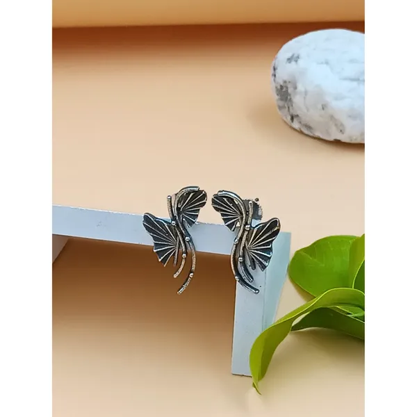 Silver_Look_Alike_Butterfly_shape_Oxidized_Stud_for_Women_&_Girls,_Stylish_Earring,_Trendy_Earring