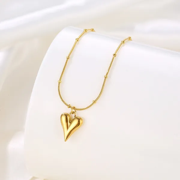 Gold_3D_Heart_Stainless_Steel_Pendant_Necklace_for_Women_&_Girls