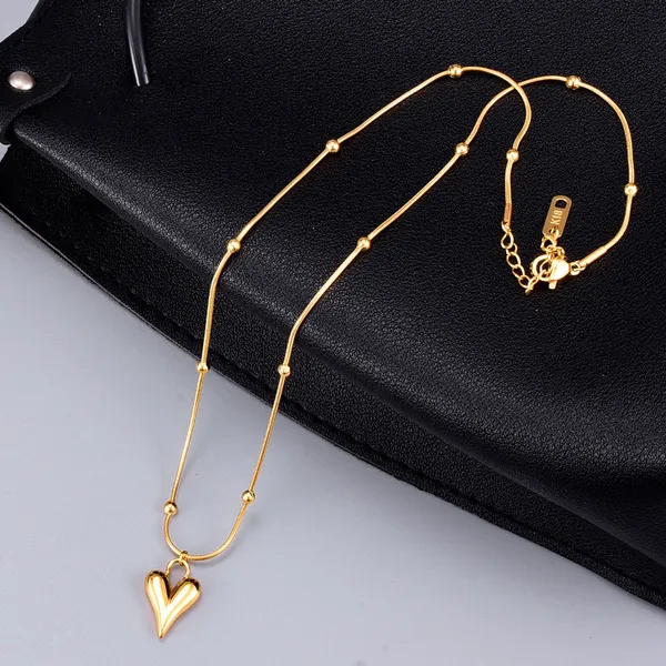 Gold_3D_Heart_Stainless_Steel_Pendant_Necklace_for_Women_&_Girls