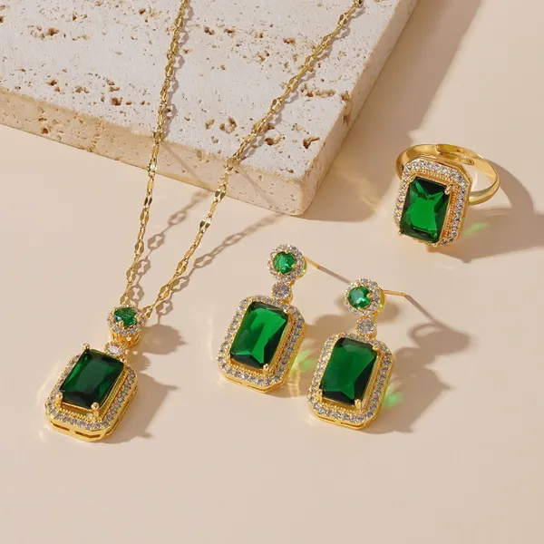 Green_Radiance_Stainless_Steel_Jewelry_Set_-_Necklace,_Ring_&_Earrings