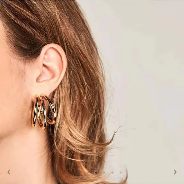 Gold_Plated_Multi-Layer_C_Shape_Hoop_Earrings_|_Stainless_Steel_Layered_Stud_Hoops_for_Women_-_Blackbox_Jewelleries