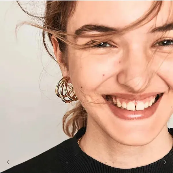 Gold_Plated_Multi-Layer_C_Shape_Hoop_Earrings_|_Stainless_Steel_Layered_Stud_Hoops_for_Women_-_Blackbox_Jewelleries