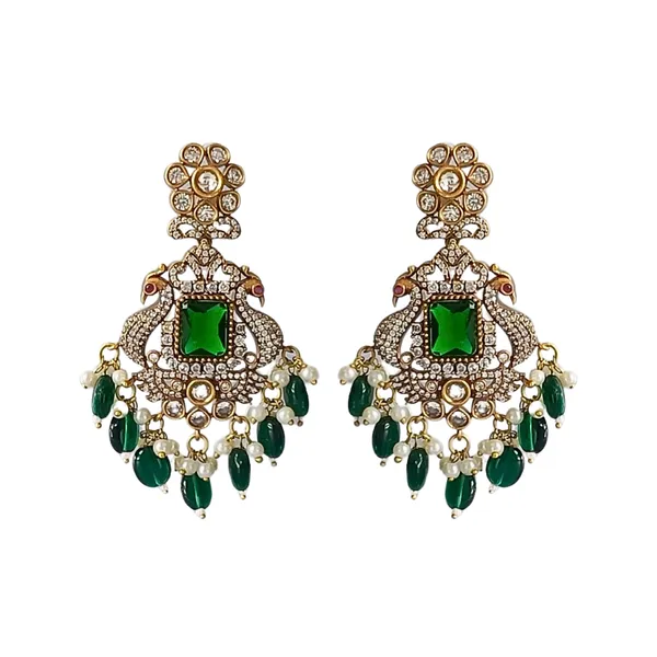 Exqusite_Luxury_Green_color_Long_Kundan_Necklace_in_Victorian_Polish_for_Women_&_Girls,_Bridal_Necklace,_Traditional_Jewellery
