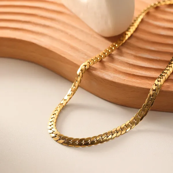 Women's_Stainless_Steel_Cuban_Chain_Necklace_|_Hip_Hop_Style_|_Adjustable_40-45cm_|_Blackbox_Jewelleries