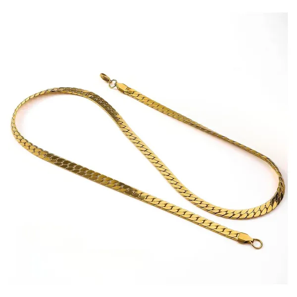 Women's_Stainless_Steel_Cuban_Chain_Necklace_|_Hip_Hop_Style_|_Adjustable_40-45cm_|_Blackbox_Jewelleries