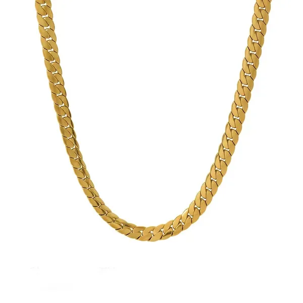 Women's_Stainless_Steel_Cuban_Chain_Necklace_|_Hip_Hop_Style_|_Adjustable_40-45cm_|_Blackbox_Jewelleries