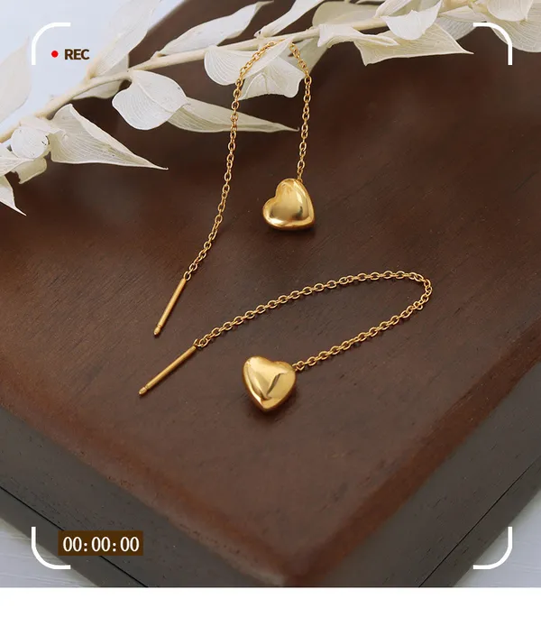 Blackbox_Jewelleries:_Dainty_Gold_Heart_Threader_Earrings_|_Minimalist_Love_Dangles