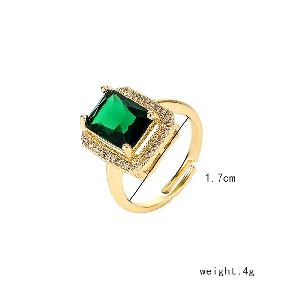 Retro_Green_Emerald_Adjustable_Ring_|_Women_&_Girls_Everyday_Jewelry