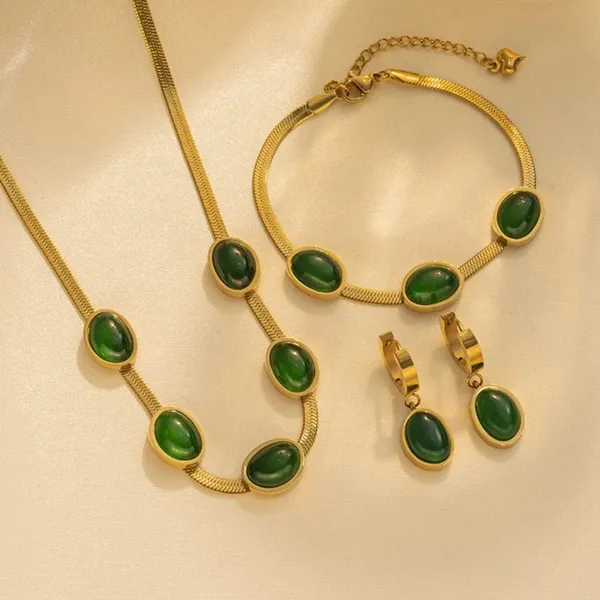 Green_Gold_Plated_Stainless_Steel_Necklace,_Bracelet_&_Earrings_|_Waterproof_&_Anti-Tarnish