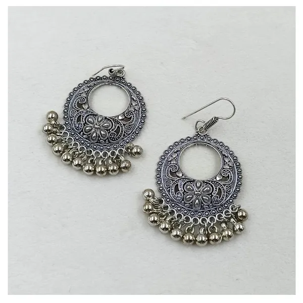 Chandbali_Style_Oxidized_Pendant_Chain_Set_for_Women_&_Girls,_Fashionable_stylish_trendy_traditional_jewellery